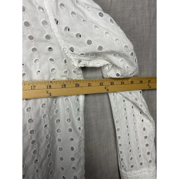 J CREW Classic-fit shirt in eyelet Item AW837 Size 8 - Picture 11 of 11